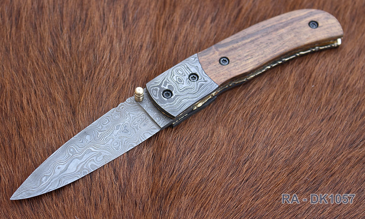 Damascus Folding Knife